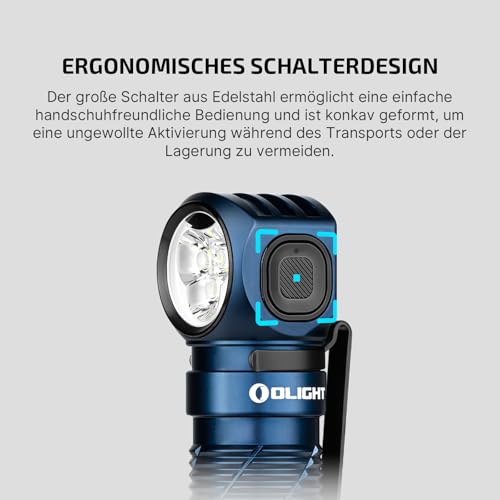 OLIGHT Perun 3 Stirnlampe aufladbar, 3000 Lumen, bis zu 20 Tage Laufzeit – Ansicht 3