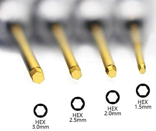 4pcs Hex Screw Driver Set Titanium Hexagon Screwdriver Wrench Tool Kit - Image 4