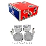 DNJ P484.20 Oversize Piston Set for 2009-2022 Ford, Mazda, Mercury 3, 5, 6 2.5L L4 16V DOHC 2488cc