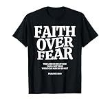 Faith Over Fear Christian Inspirational Quote