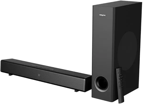 Creative Stage 360 2.1 Bluetooth Sound Bar Speaker - 120 W RMS - Black