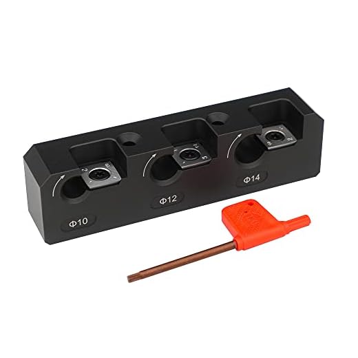 Carbide Inserts Dowel Maker Dowel Plate Wooden Dowel Rods Wood Sticks Maker Metric 3 Holes (Comes with 3 Carbide Blades)