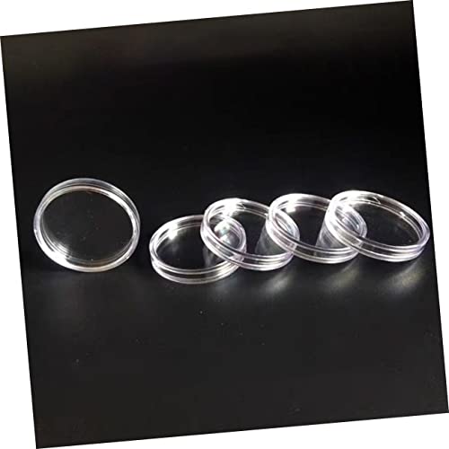 Caja de almacenamiento para monedas 100 pcs transparente miniatura 2