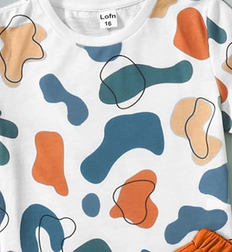 Image of Cotton Clothing Sets for Baby Boys & Baby Girls Kids Clothes for boys kids clothes for girls Printed Kids Clothing Sets (T13OR-T22NB-T87SB)