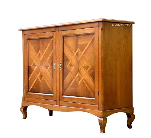 Artigiani Veneti Riuniti Made in Italy Credenza Decorata a Mano in Stile Classico