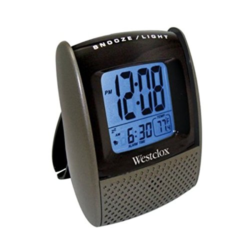 Buy Westclox Digital LCD Travel Alarm Clock with Temperature Display