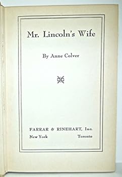 Hardcover Mr. Lincoln's wife, Book
