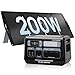 ECO-WORTHY PS2400W Powerstation Tragbare mit 200W Solarpanel Faltbar, 2048Wh Solar Generator mit 10 Anschlüssen (4800W Peak) WLAN- und Bluetooth-Funktion für Wohnmobile, Camping, Notfall und Zuhause