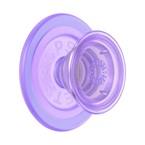 Image of PopSockets Phone Grip for MagSafe, Magnetic Holder, Phone Stand - Lavender Translucent