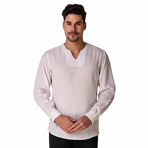 Image of rytras Men's Cotton Straight Fit Straight Kurta
