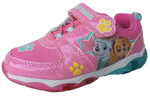 Nickelodeon Girl's Paw Patrol Skye and Everest Light Up Sneakers