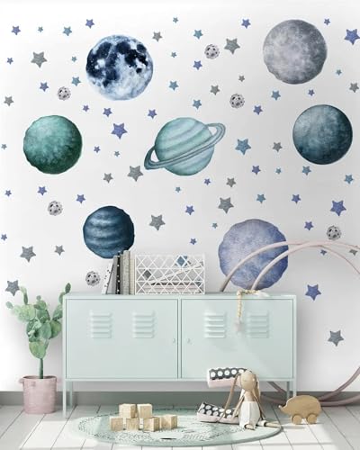 Vinilos decorativos Planetas y Estrellas para pared miniatura 3