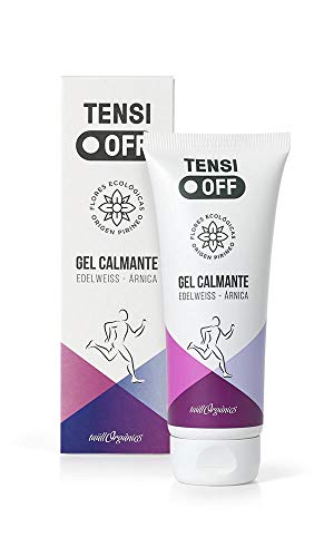 TENSI OFF Gel Calmante - Gel de absorción rápida con Árnica y Edelweiss de cultivo ecológico. Certificado Bio.Inspecta-VidaSana
