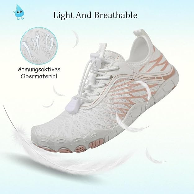 LOSD Barefoot Shoes Kids Water Sneakers, Girls Hiking/Beach Shoes, Lightweight Quick Drying Beach Sports Non Slip Swimming Hiking2
