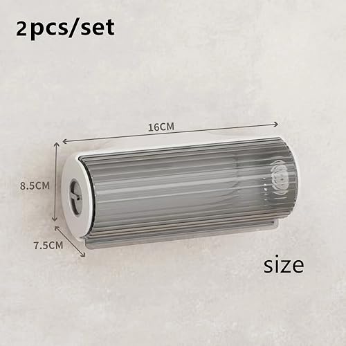 2 Stück Müllbeutel Aufbewahrungsbox, Müllsackspender Rollenhalter für Küche Badezimmer, Wandmontage unter der Spüle, Müllsack-Aufbewahrungshalter, Müllsack-Spender, Heimschrank, Wohnzimmer