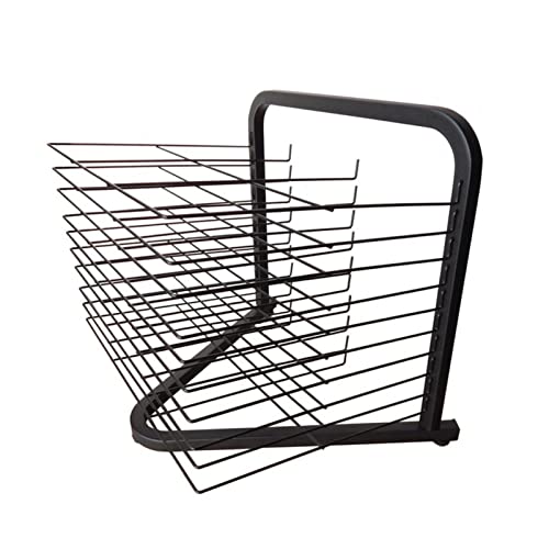 Support de séchage métallique robuste à 10 grilles pour stocker le papier A3