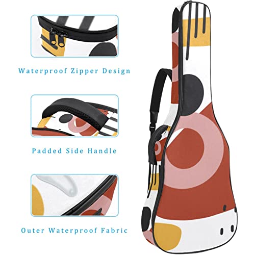 Housse étanche pour guitare acoustique avec double bandoulière et poche Motif graffiti, Multicolore 10., 42.9×16.9×4.7… - Les Beatles, Paul McCartney, John Lennon, RIngo Starr, George Harrison Housse étanche pour guitare acoustique avec double bandoulière et poche Motif graffiti, Multicolore 10., 42.9x16.9x4.7… – Image 5