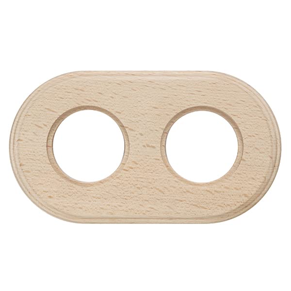 Fontini - Placa decorativa de 2 postes - Haya natural Garby Colonial