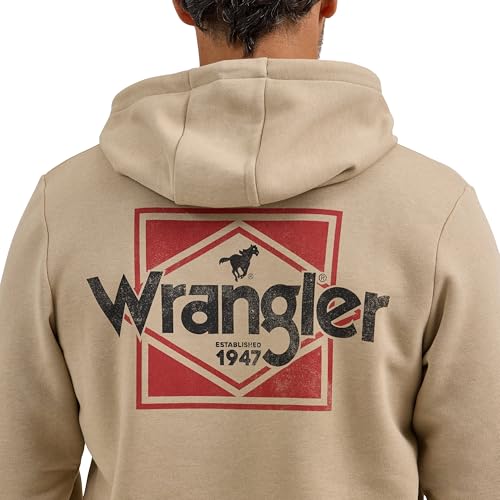 Wrangler Trench Coat color Men's Regular Fit Graphic Hoodie 1123657102
