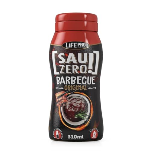 Sauzero Zero Calories Barbecue 310ml | Salsa cero calorías para aderezar tus platos preferidos | Ideal para carnes y asados