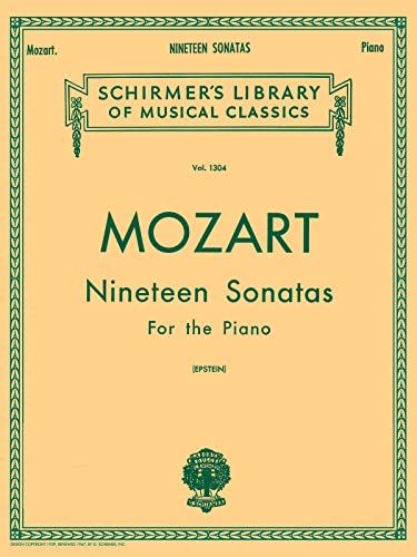 Mozart 19 Sonatas – Complete: Piano Solo (Schirmer’s Library of Musical Classics, Vol. 1304)