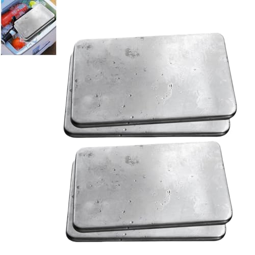 VivaPetal ステンレス 保冷剤 倍速凍結 & 驚異の保冷力 最高な冷却用品 ステンレス製アイス保冷剤 長持ち 繰り返し使用可 ちょうほうけい (4個)