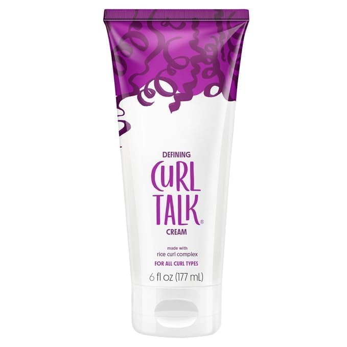 Curll Talk Defining Cream with Rice Curl Complex Frizz Control 6 fl oz