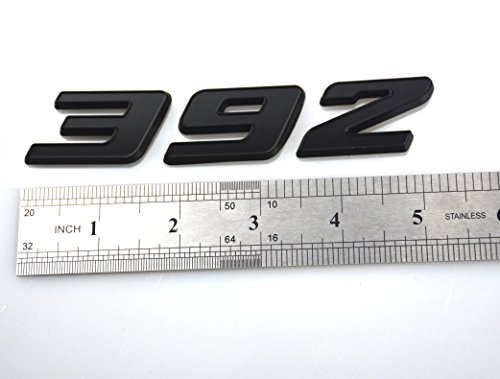 Image of Aimoll 2pcs 392 Emblem, Badge Decal 3D Logo for 392(Black)