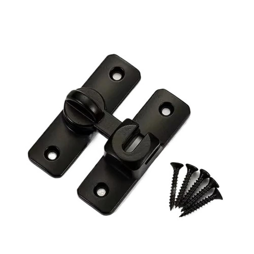 Aluminum Flip Door Latches,180 Degree Rotating Thick Anti Rust Door Bolt,Privacy Lock