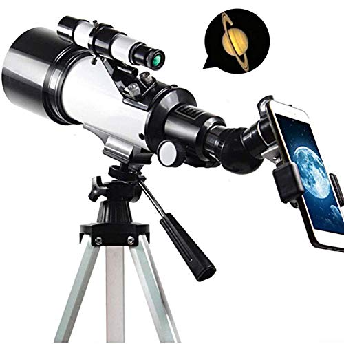 Télescope d'astronomie avec trépied réglable facile à monter pour débuter sans stress