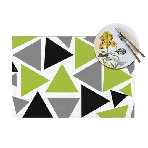 Set de table anti-rayure PVC triangles pour préserver vos meubles - 5