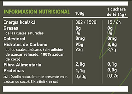 Azúcar de Coco BAMBOO STORY Ecológico Y Bio 200gr. - Imagen 8
