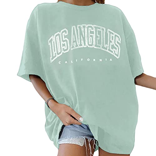 Tomwell Tshirt Damen Kurzarm Sommer Oberteile Oversize Vintage Muster...