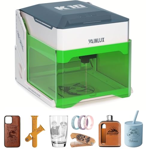 WAINLUX K10-pro ���[�U�[�����@ 3W���[�U�[����@ 0.01mm�����x 80×80mm��Ɨ̈� �o�b�`�����Ή� ���{��A�v����PC���� �؍ށE��v�E�A�N�����Ή� DIY�E�M�t�g�E���S�ҁE���K�͎��ƎҌ��� �ƒ�p ���^���[�U�[���H�@ ���[�U�[