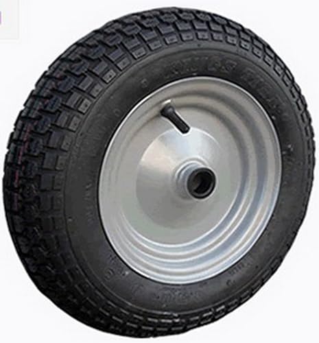 FERRETELIX Rueda neumatica para transpaleta obra TH-1500 385 mm x 90 mm