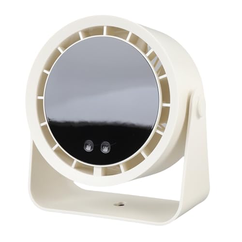Ventilador de Turbo de Escritorio, Ventilador Mesa Pared Ultra Tranquilo con Pantalla Digital, 100 Niveles Velocidad Ajustable, Circulador Aire Portátil Recargable 2400 MAh para Hogar, Oficina,