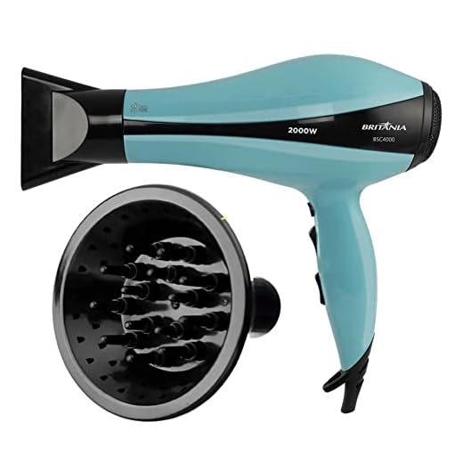Secador Com Difusor Cachos Britânia Profissional BSC4000 2000w - 127v