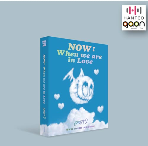 Image of Ghost9 - NOW : When we are in Love (4th Mini Album) [Pre Order] CD+Photobook+Folded Poster+Others with Tracking, Extra Decorative Stickers, Photocards