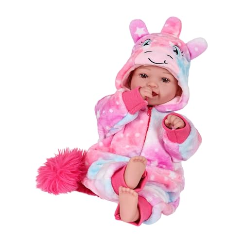 Vêtements poupée Reborns 43 cm : ensemble barboteuse animalier avec accessoires de rechange