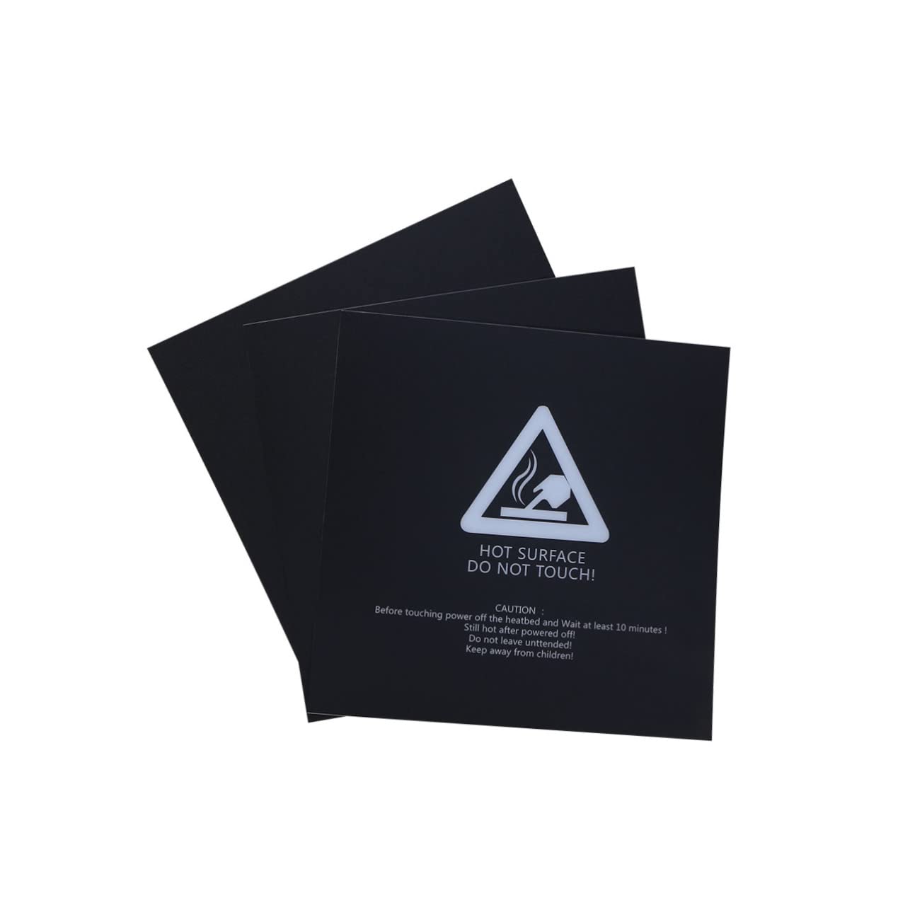 3pièces Plaque De Construction Avec Adhésif Arrière De Compatible Avec Lit Chauffant Pour Imprimantes