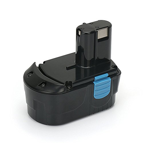 REEXBON 18V 2.0Ah Ni-CD Replacement Battery for Hitachi EB1814SL EB1820 EB1820L EB1812S EB1824L EB1830HL 322436, DS18DVF3 Cordless Drill DS18DFL C18DL DV18DMR WR18DMR UB18DL WR18DL