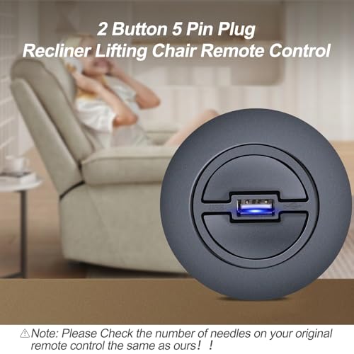 Télécommande pour fauteuil élévateur Fromann 2 boutons de rechange avec LED