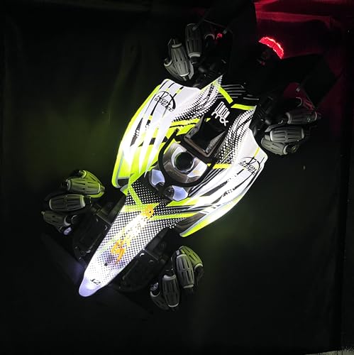 Image of Formula Drift Car with Smoke, LED Lights, 360 Rotation, and Sound with Ultimate Drifting Experience 14 inchx7 inch (Green)