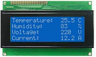 20x4 Line LCD Display With Blue backlight HD44780 for ALL Arduino,Rasp Pi,AVR,ARM,8051