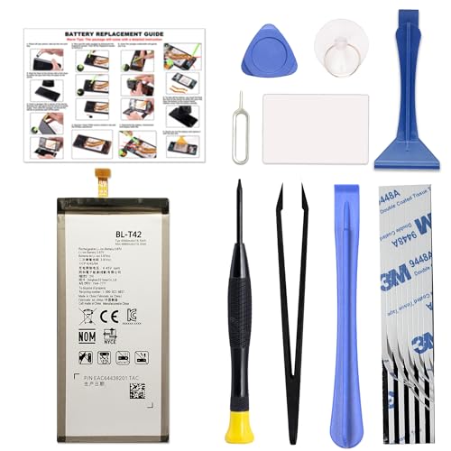GREEN FUSION Only for LG G8X ThinQ & V50 ThinQ Battery Replacement, with Video Tutorial, BL-T42 Battery for LG G8X ThinQ & V50 ThinQ, with Installation Instruction & Repair Toolkit