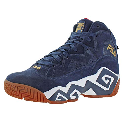 Fila Men's MB Basketball Shoes Fila Navy/White/Marigold 11