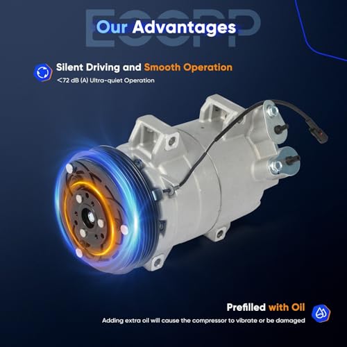 Image of ECCPP AC Compressor Fast Cooling Fit for Suzuki V6 XL-7 2.7L 2003 2004 2005 2006 Air Conditioning Compressor