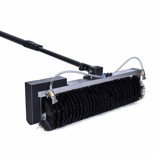 Brosse de nettoyage de panneau solaire rotative automatique pour un rendement maximal