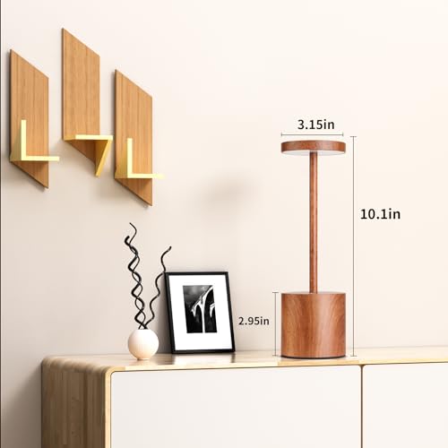 SAKRINGT 2 Pack Cordless Table Lamp Rechargeable,5000mAh Battery Operated Portable LED Table Light,Dimming Desk Lamp for Patio/Restaurant/Outdoor