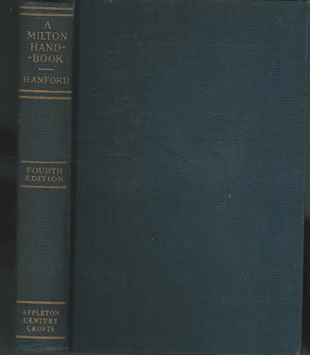A Milton Handbook [Unknown] B000OKHW4S Book Cover